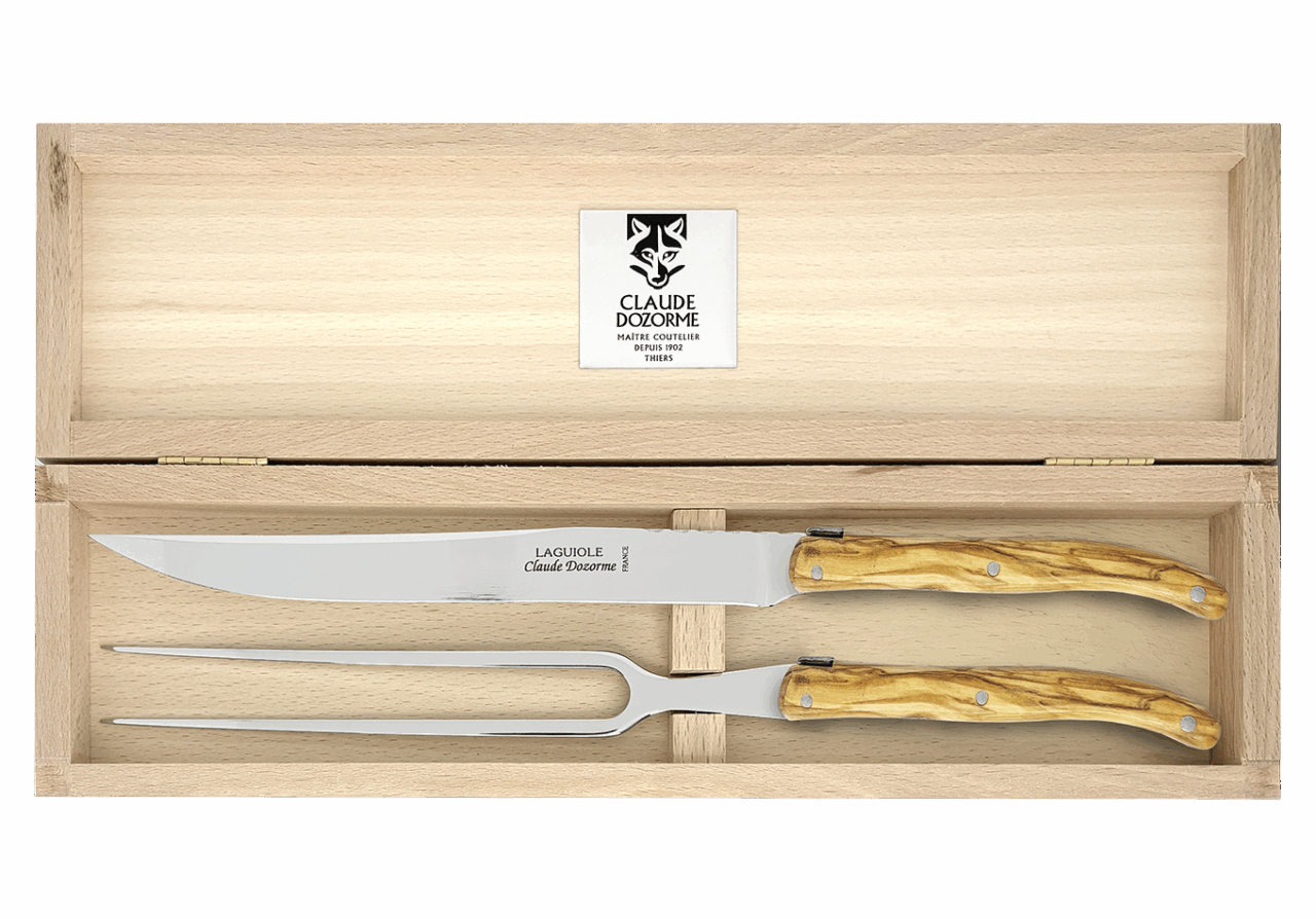 Service à découper - Coffret Laguiole 2 pièces