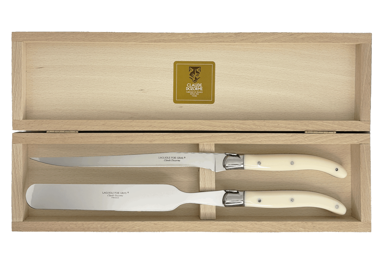 Service à foie gras - Coffret Laguiole 2 pièces