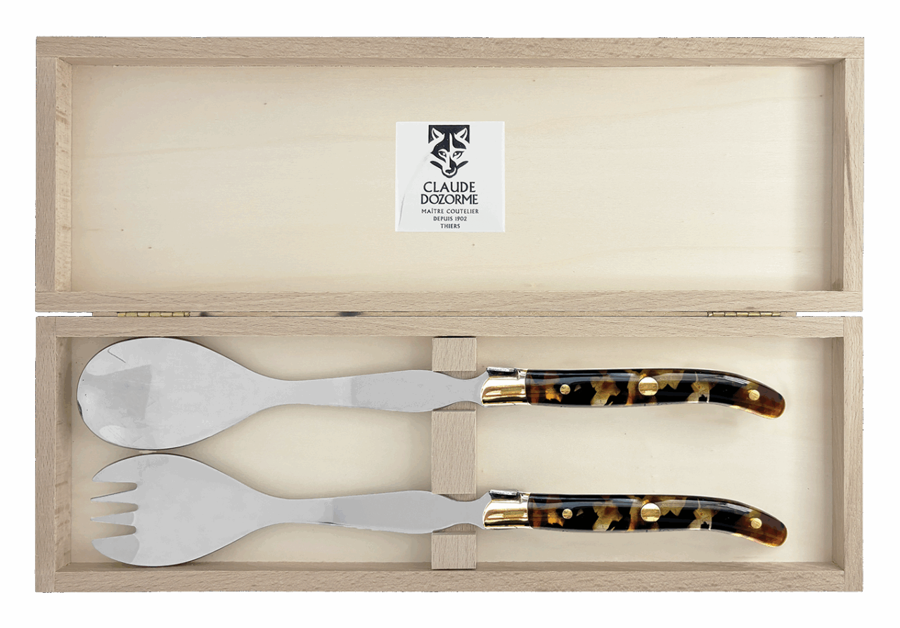 Service à salade - Coffret Laguiole 2 pièces