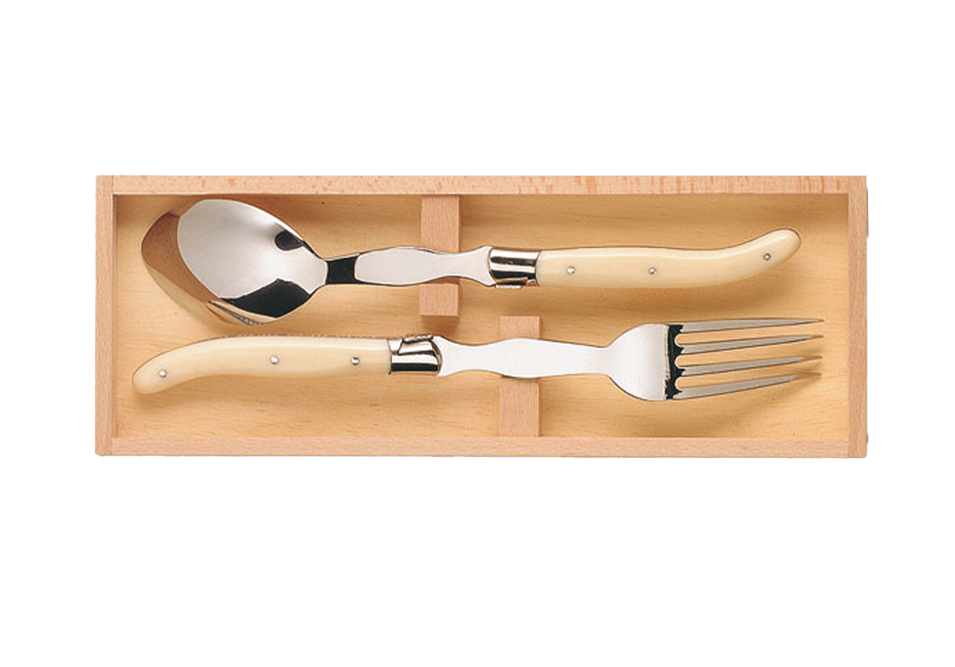 Coupe pain - Coffret Laguiole mitre laiton