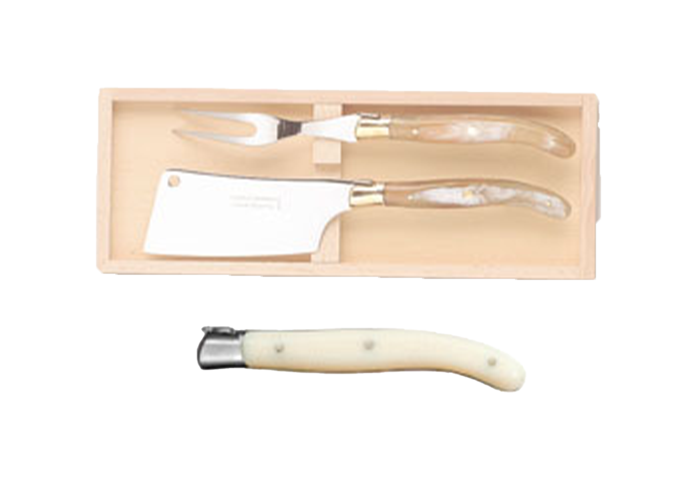 Service à découper - Service à fromage Laguiole 2 pièces