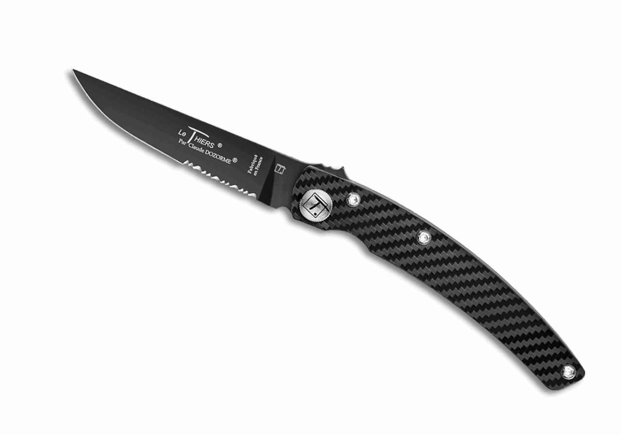 Le Thiers® Design - Couteau lame noire