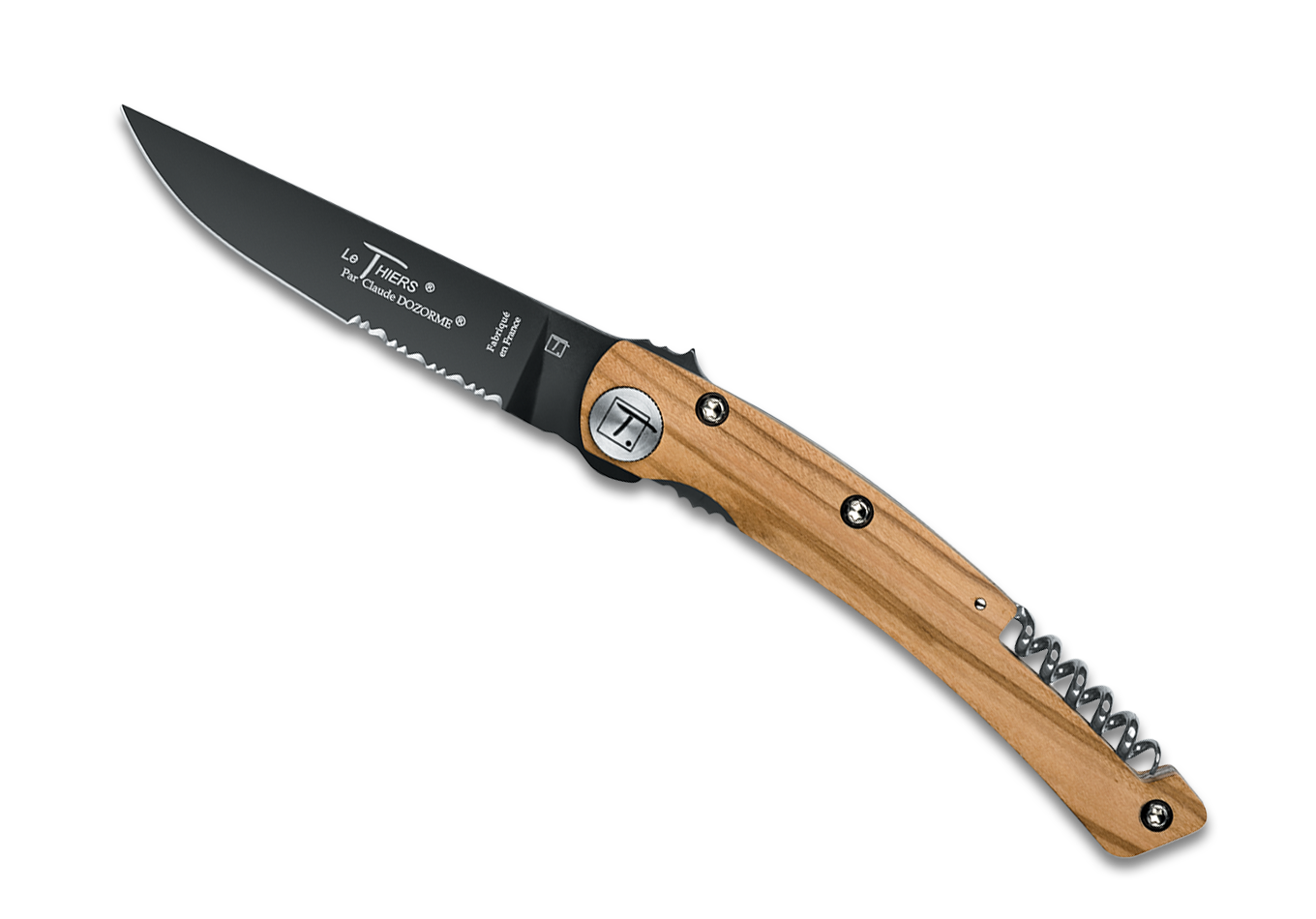 Liner Laguiole Habillé - Tire-bouchon lames noires