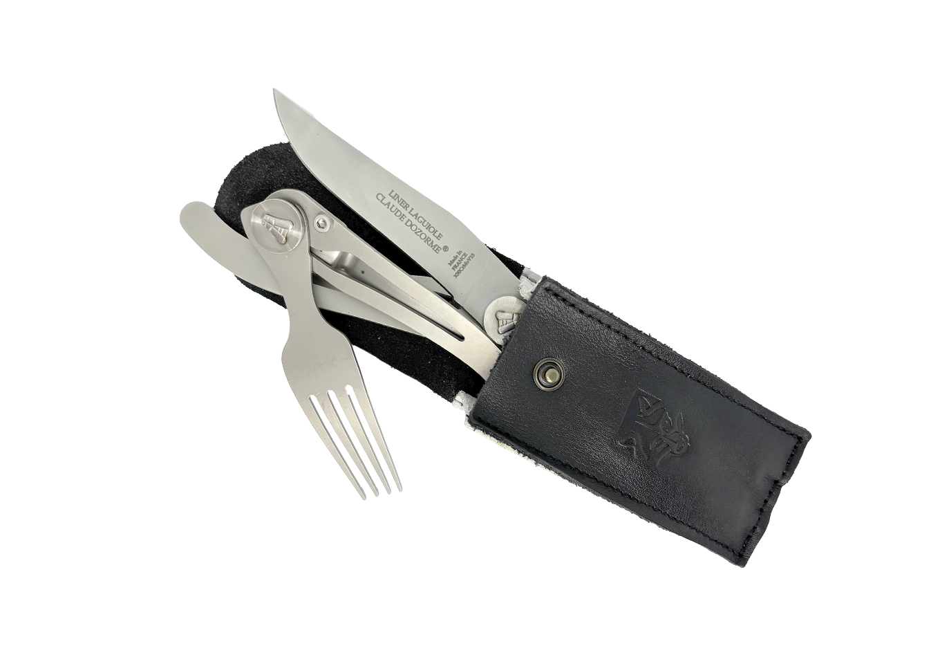 Liner Le Thiers® Habillé - Set Laguiole (couteau Liner et fourchette)