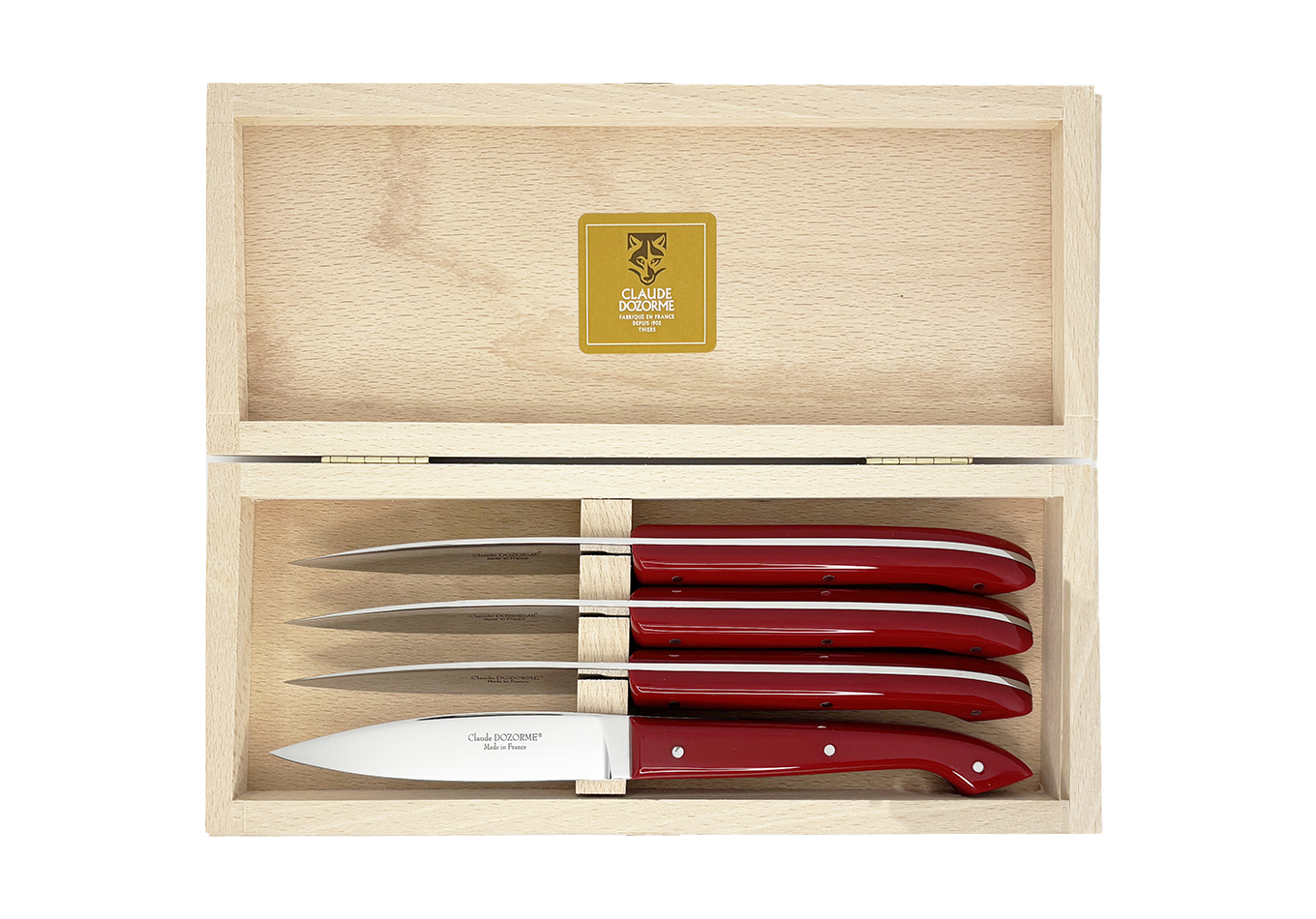 Le Thiers® Art Déco - Coffret 4 couteaux