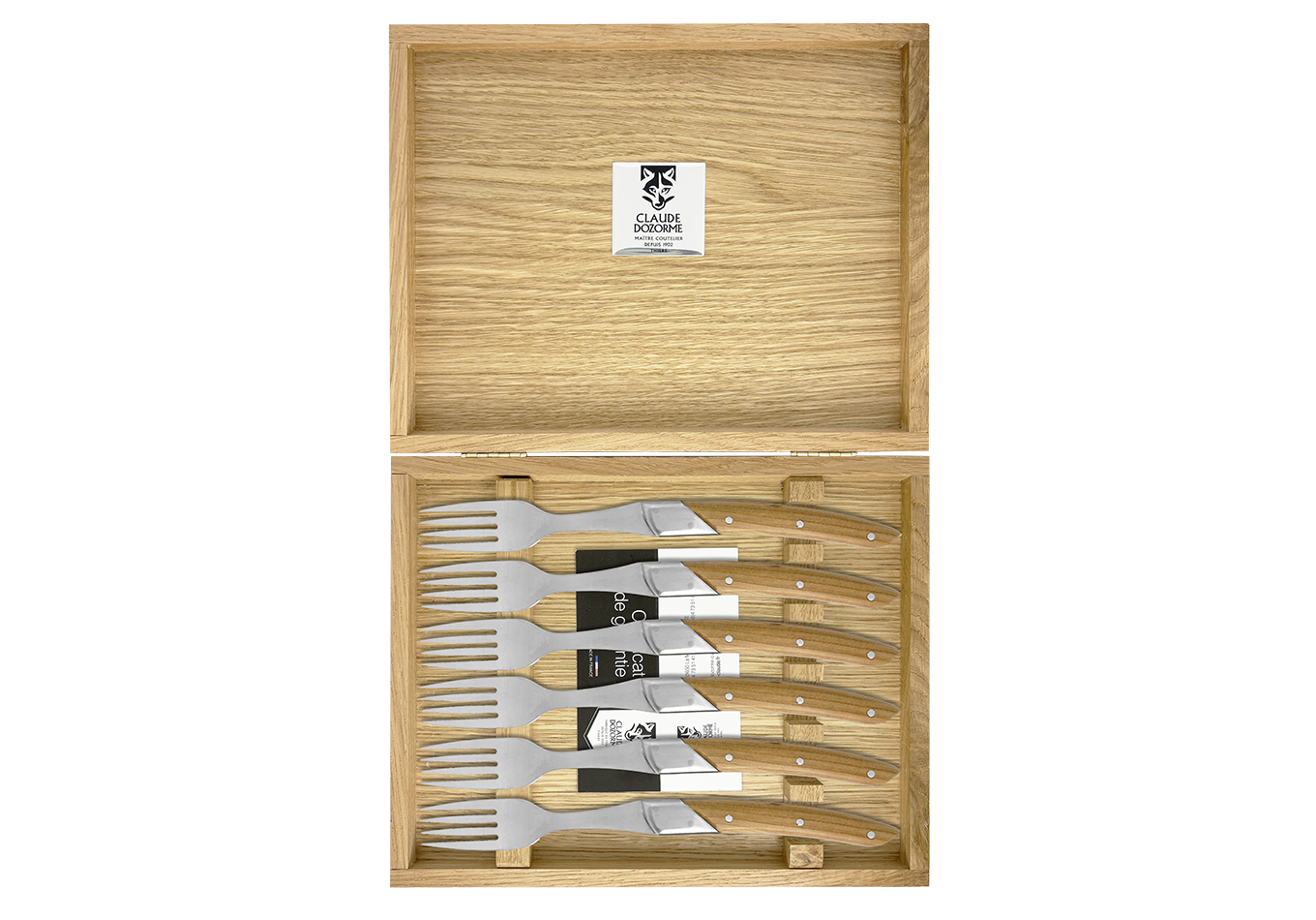 Fromage et beurre - Coffret 6 fourchettes