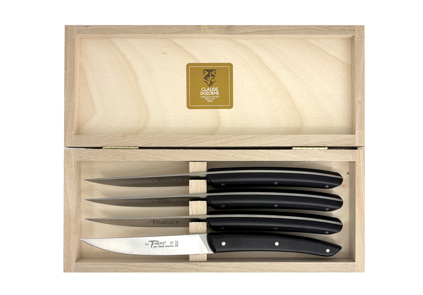 Le Thiers® Shadow - Coffret 4 couteaux
