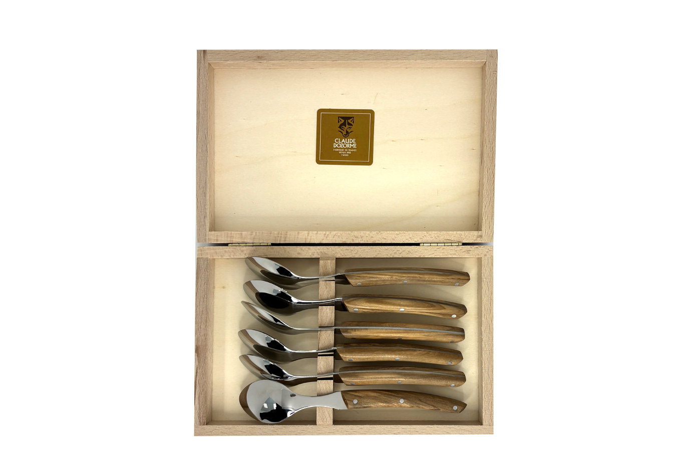 Le Thiers® Shadow - Coffret 6 cuillères à café