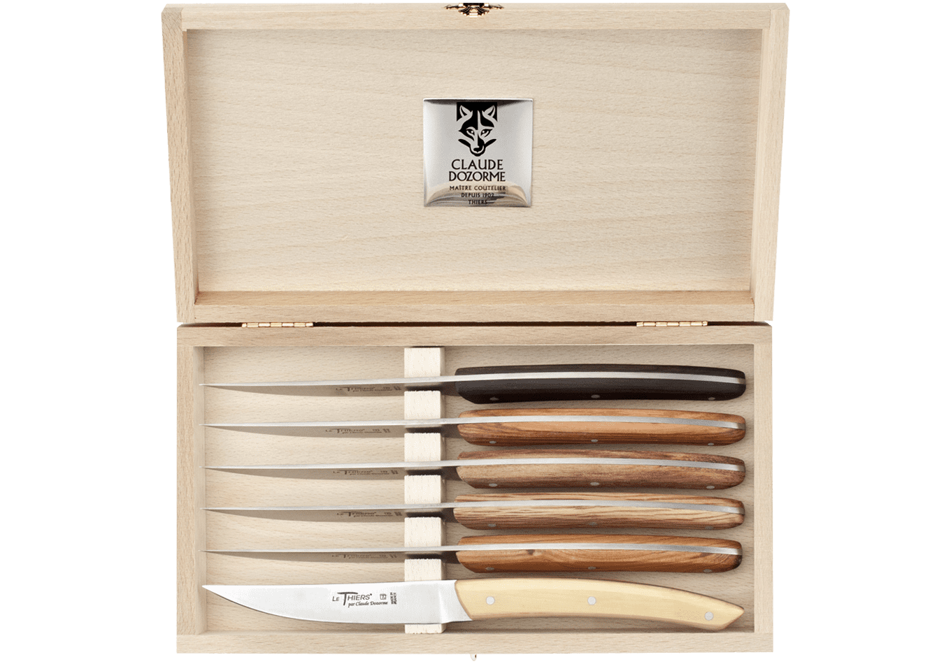 Fromage et beurre - Coffret 6 couteaux