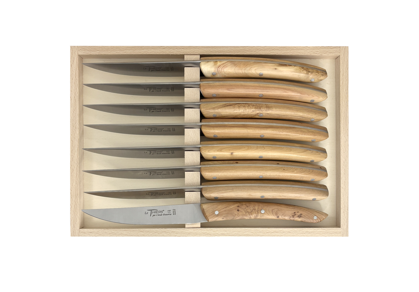 Le Thiers® Art Déco - Coffret 8 couteaux