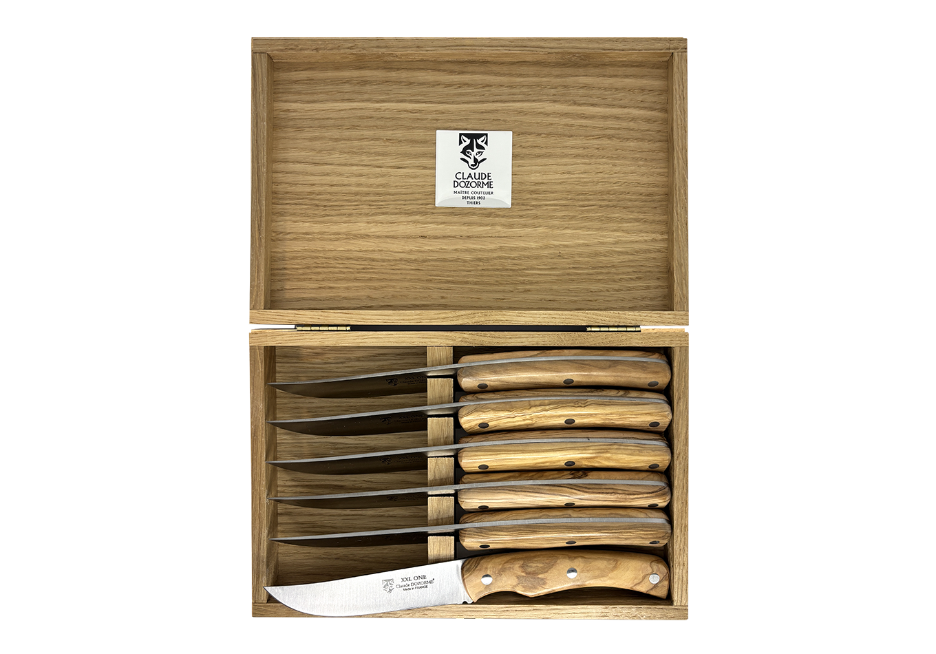 Navette Fr. GROSLIERE - Coffret 6 Couteaux