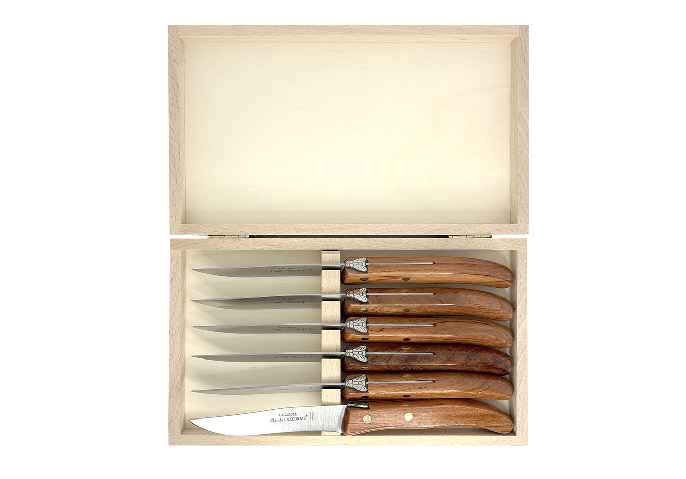 Laguiole Mitre Inox - Coffret 6 couteaux