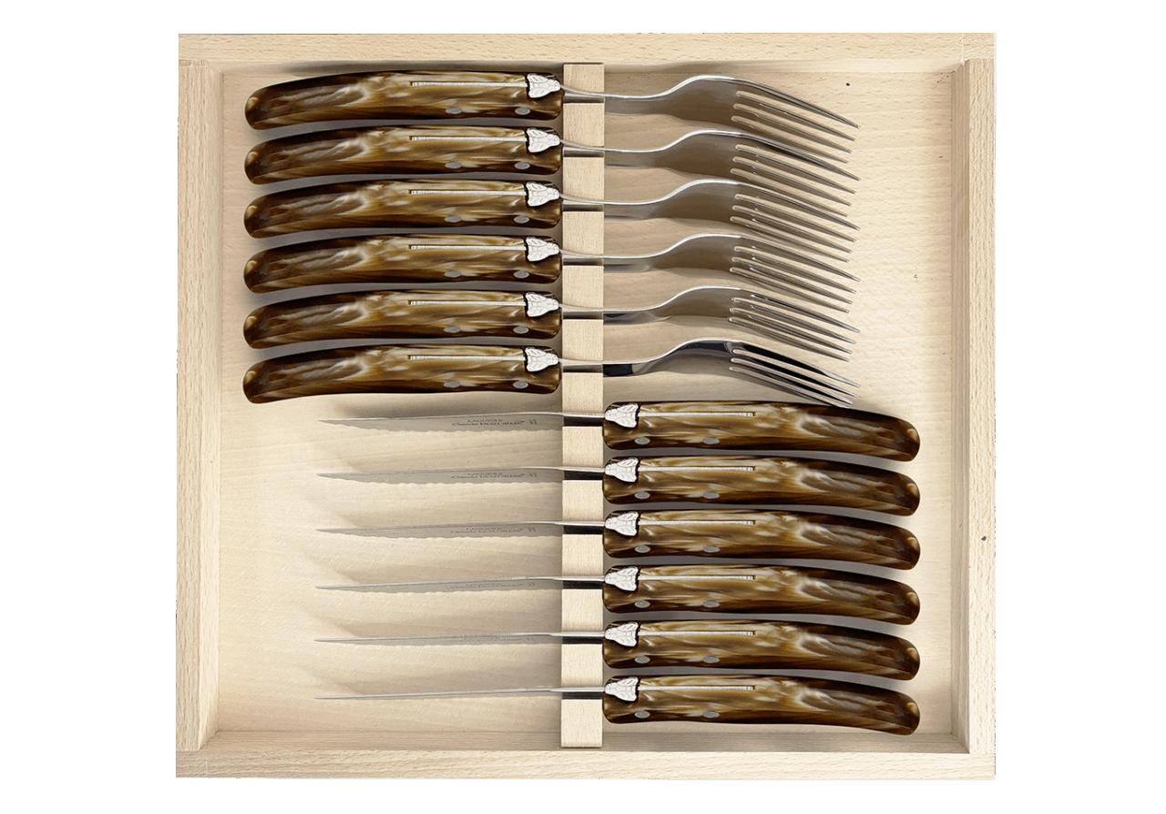 À Table - Coffret 12 pièces (6 couteaux et 6 fourchettes)