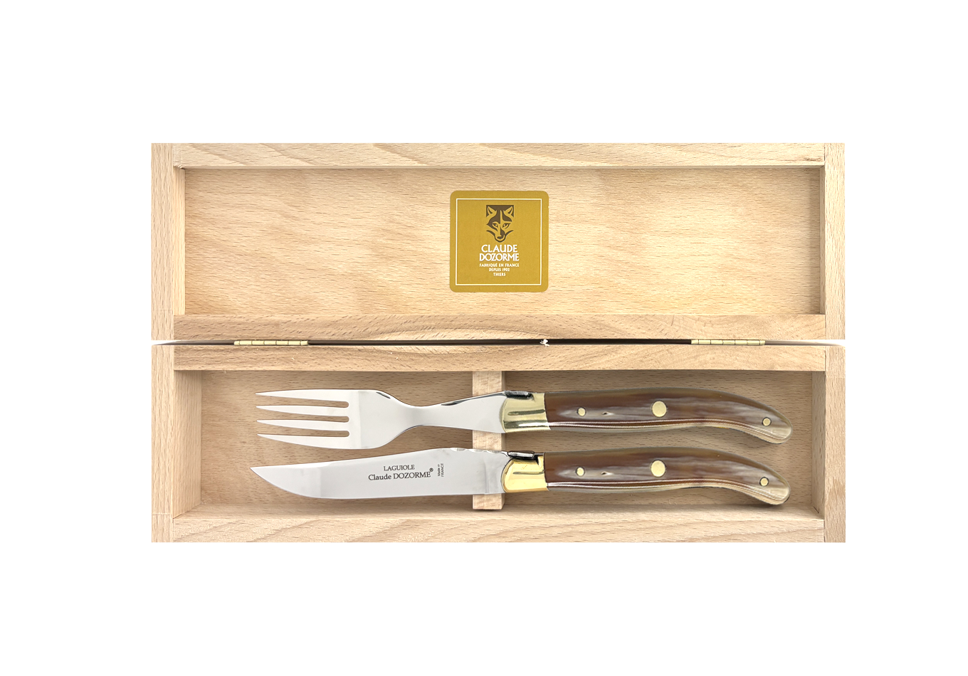 Le Thiers® Classique - Coffret 2 pièces (1 couteau et 1 fourchette)