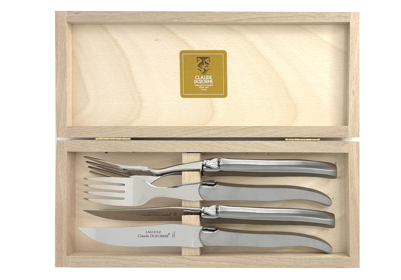 Fromage et beurre - Coffret 4 pièces (2 couteaux et 2 fourchettes)