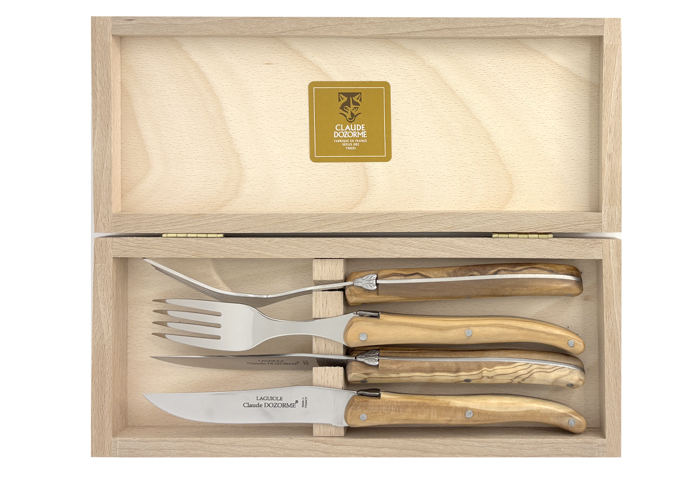 À Table - Coffret 4 pièces (2 couteaux et 2 fourchettes)