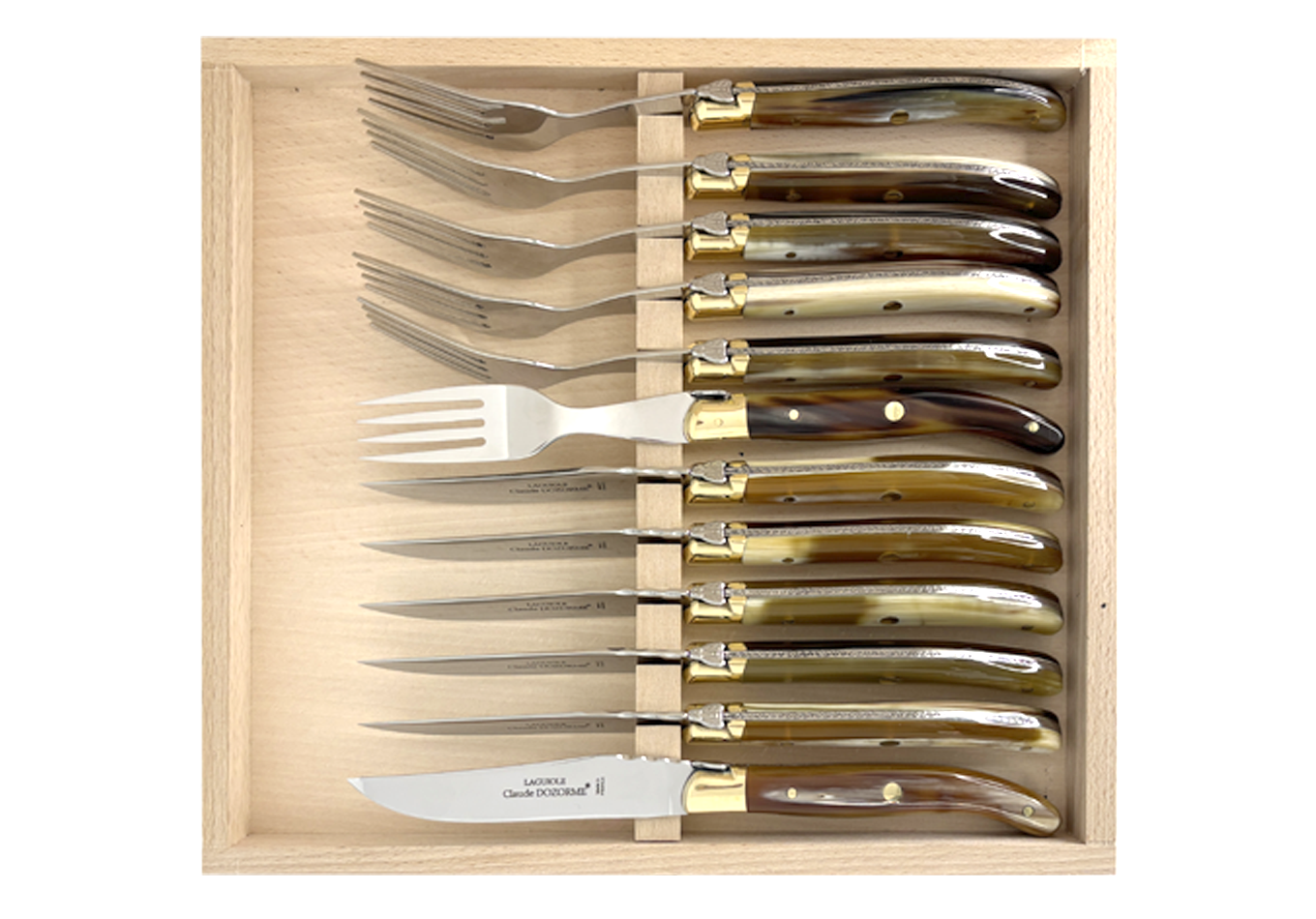 À Table - Coffret 12 pièces (6 couteaux et 6 fourchettes)