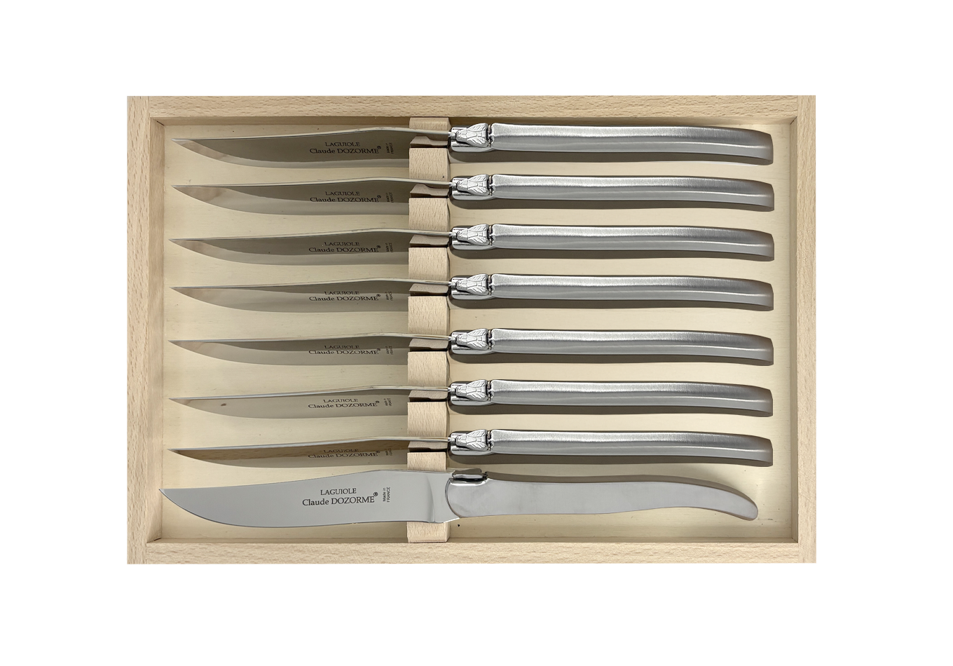 Fromage et beurre - Coffret 8 couteaux