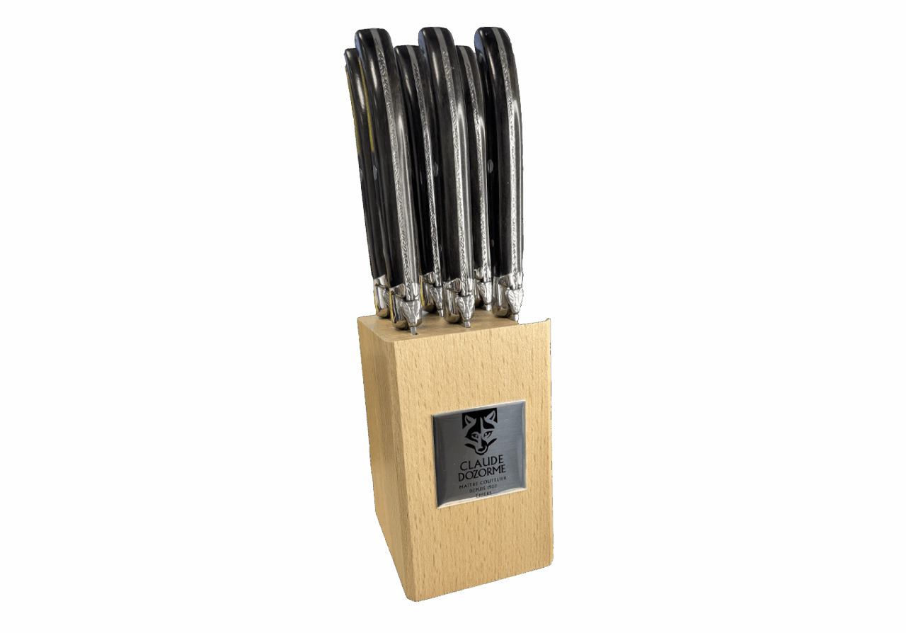 Laguiole Mitre Inox - Bloc 6 couteaux