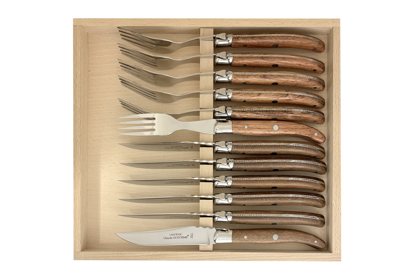 À Table - Coffret 12 pièces (6 couteaux et 6 fourchettes)