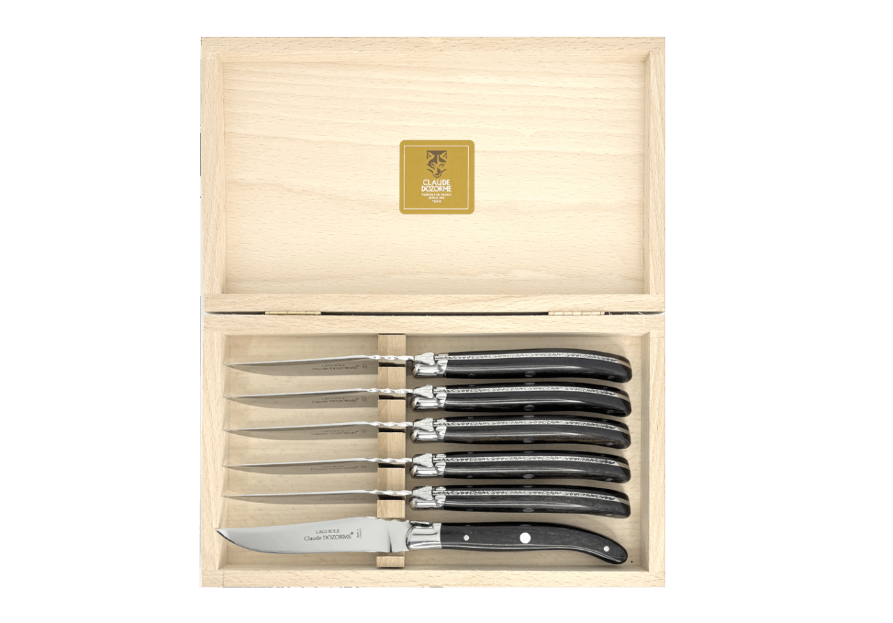 Laguiole Mitre Inox - Coffret 6 couteaux