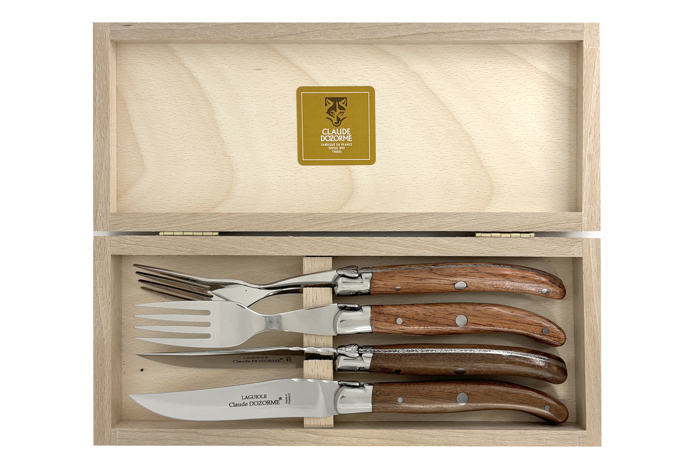 À Table - Coffret 4 pièces (2 couteaux et 2 fourchettes)