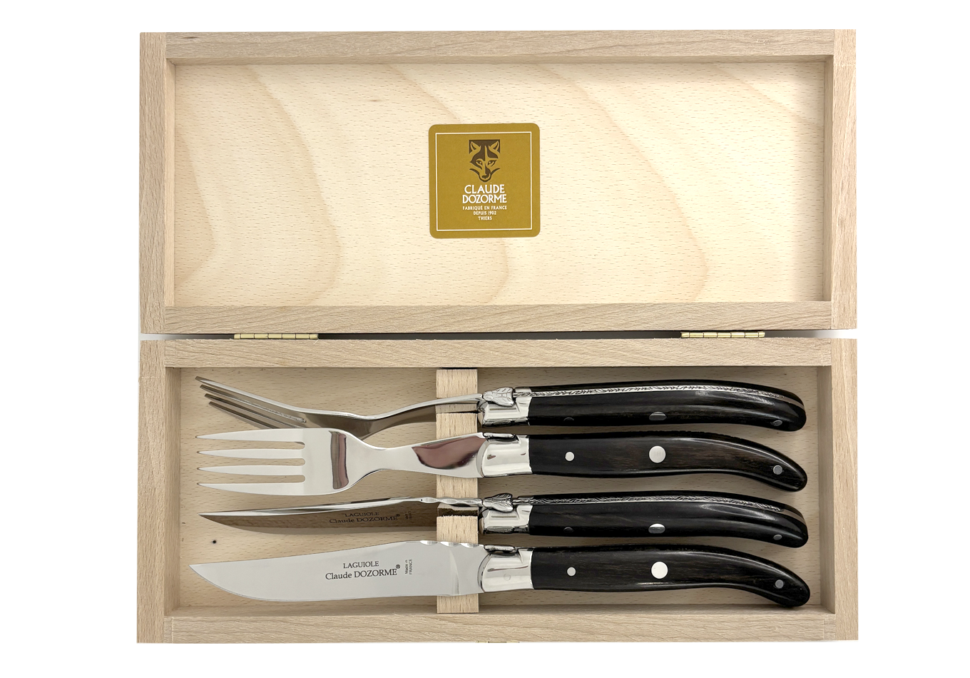 Fromage et beurre - Coffret 4 pièces (2 couteaux et 2 fourchettes)